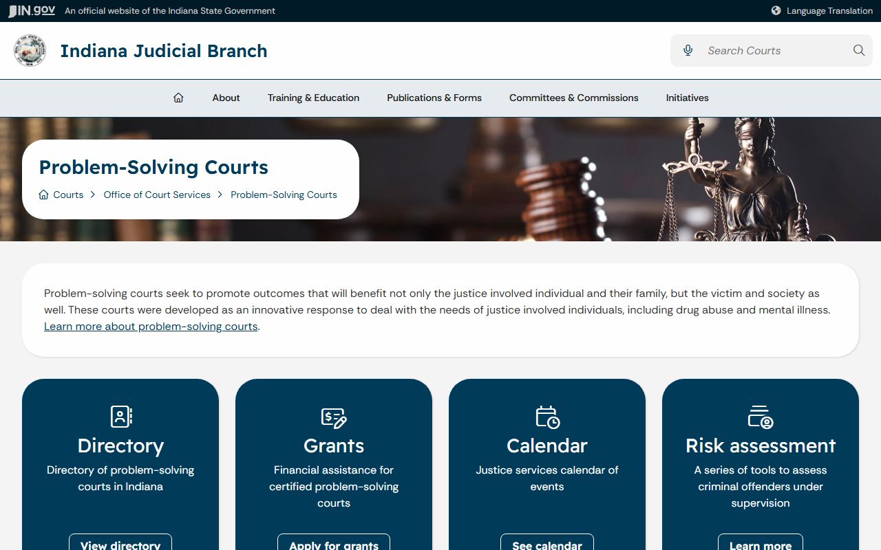 Crawford County Circuit Court Indiana problem-solving courts source