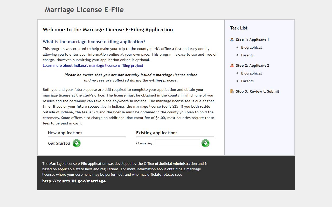 Crawford County marriage records marriage license e-file system